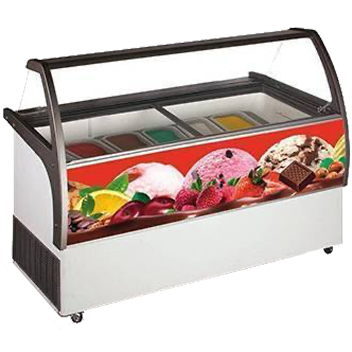 Vitrine à glaces