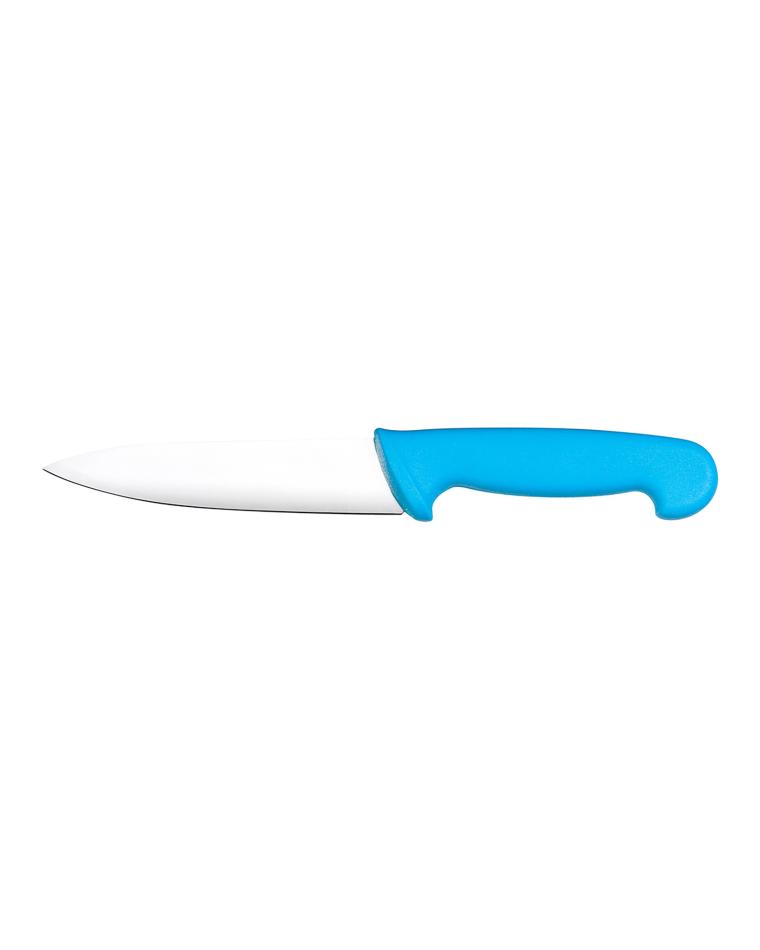 Couteau de chef - 15 CM - HACCP - Bleu - Promoline