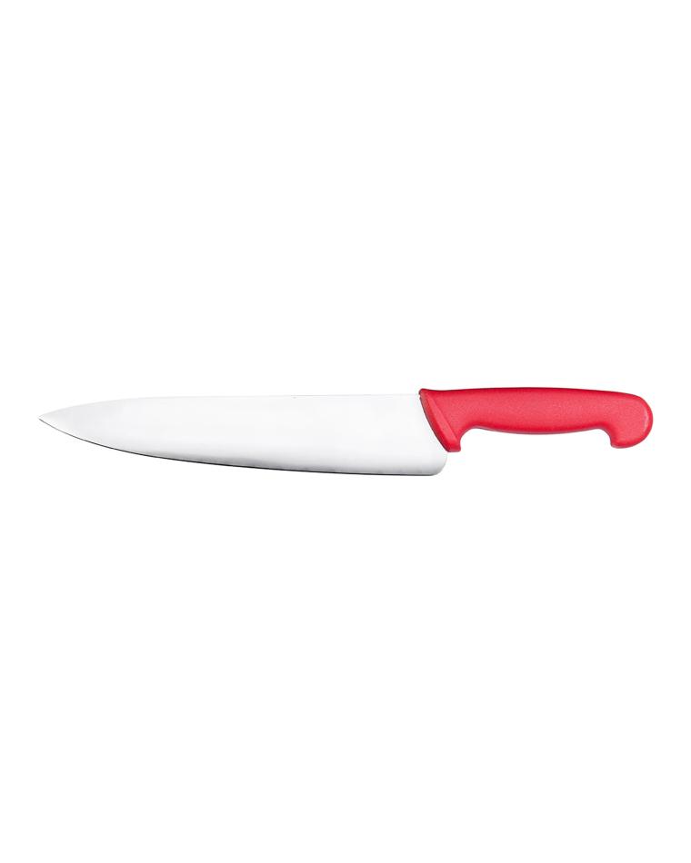 Couteau de chef - 25 CM - HACCP - Rouge - Promoline