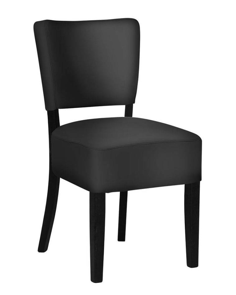 Chaise de restauration - Rome - Noir - Promoline