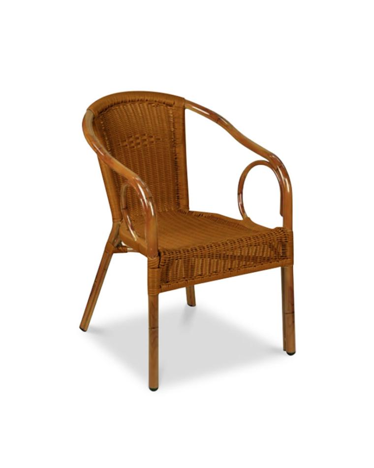 Chaise de terrasse - Corino - Naturel - Promoline