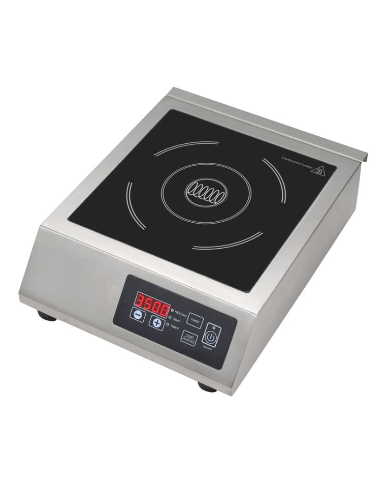 Table de cuisson à induction - Inox - 3500W - Promoline