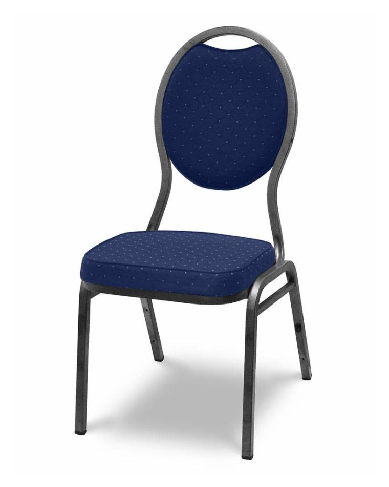 Chaise empilable / Chaise empilable - Havana Blue - Hammertone - Promoline