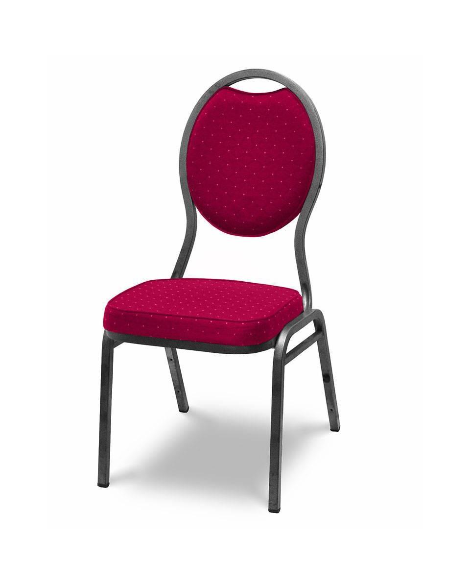 Chaise empilable / Chaise empilable - Havana Red - Hammertone - Promoline