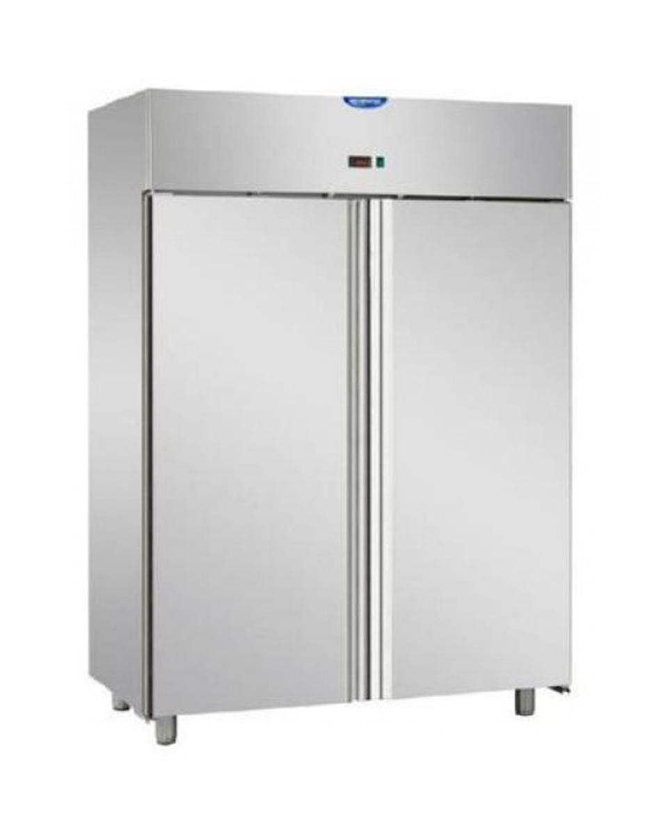 Réfrigérateur de restauration - 1410 Litre - 2 Portes - Acier Inoxydable - Tecnodom - AF14EKOMTN
