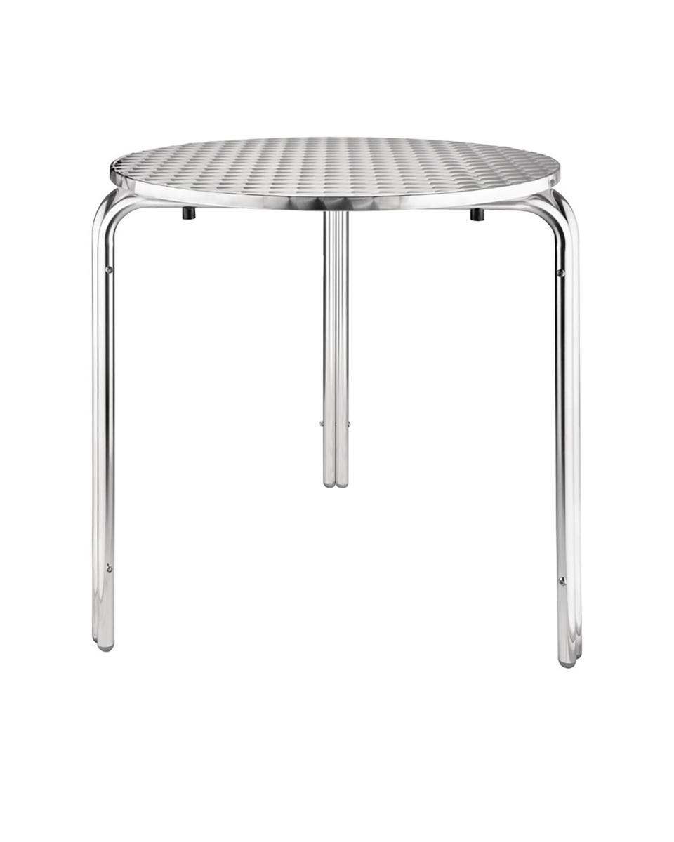 Table - Ø 70 x H 72 CM - Inox/Aluminium - Bolero - CG836