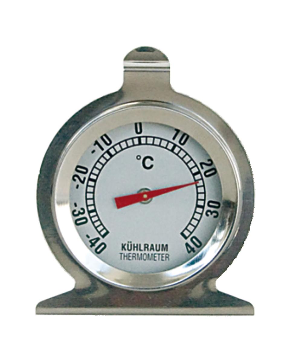 Thermomètre - inox - -40°C / +40°C - Promoline