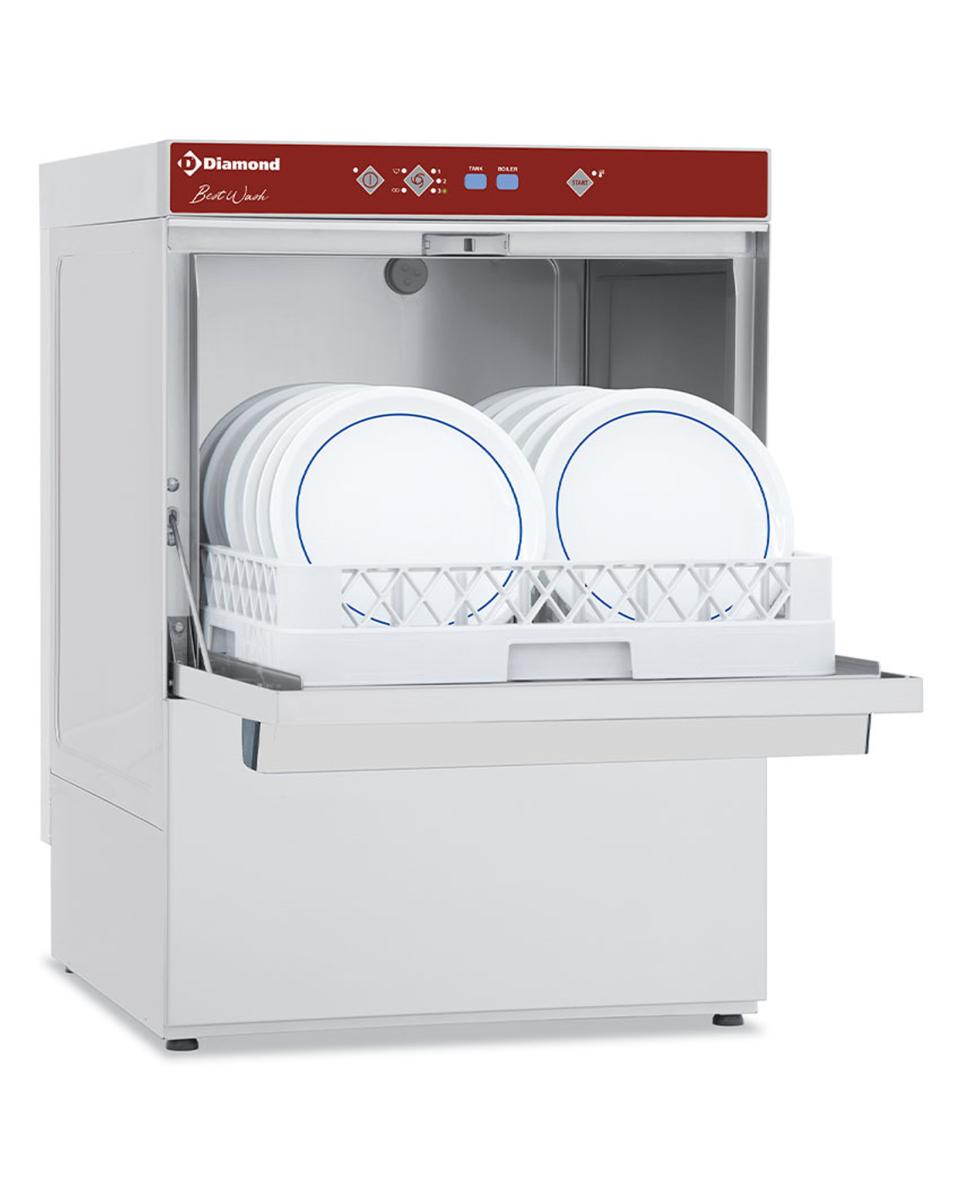 Lave-vaisselle - Panier 50 x 50 CM - 400V - Hygiène complète - Diamond - DFE8/6