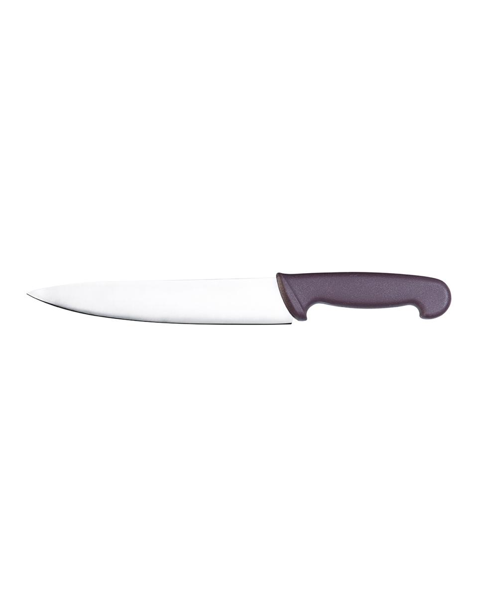 Couteau de chef - 21 CM - HACCP - Marron - Promoline