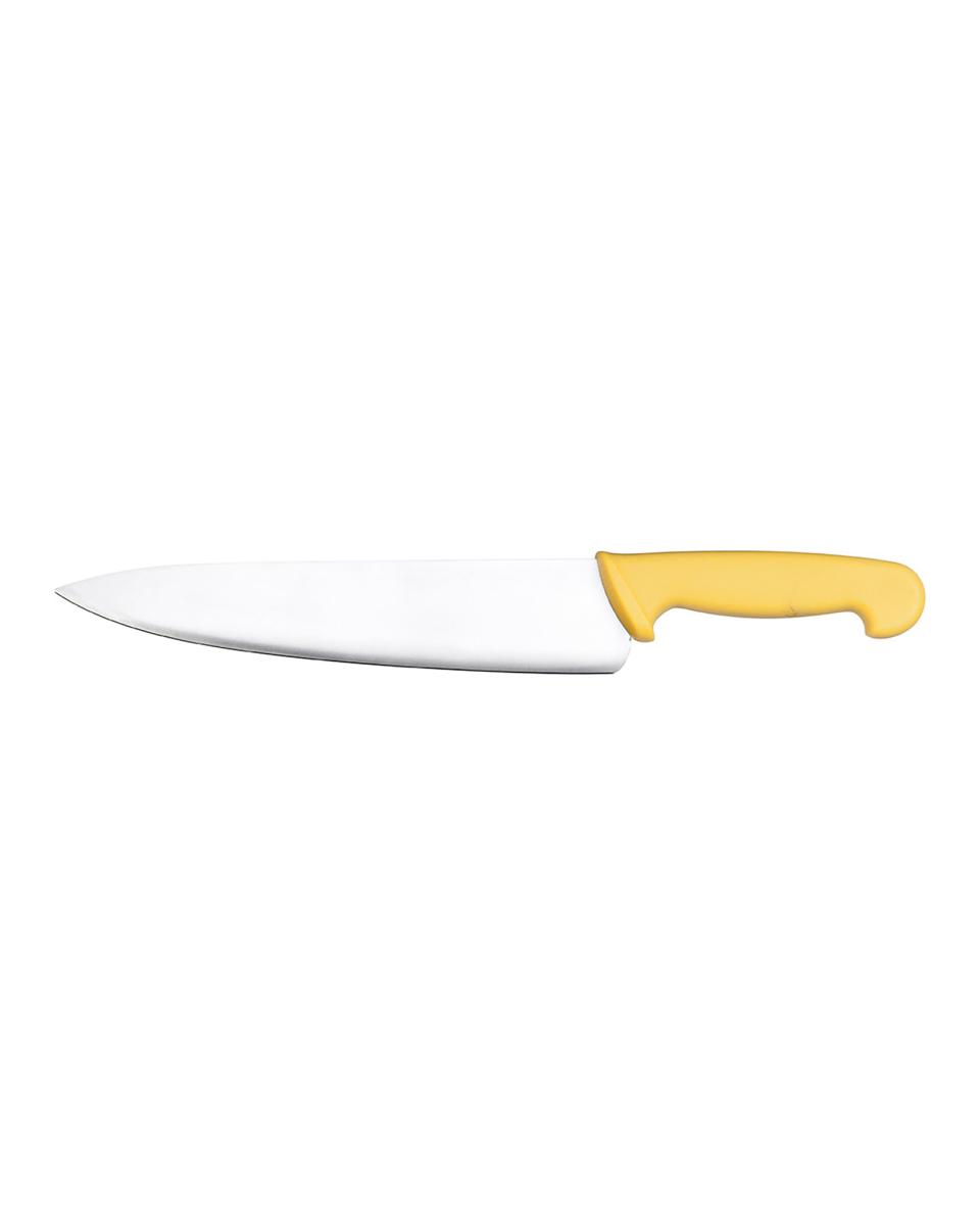 Couteau de chef - 25 CM - HACCP - Jaune - Promoline