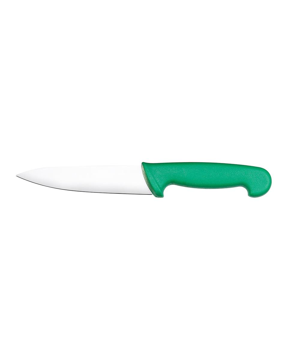 Couteau de chef - 15 CM - HACCP - Vert - Promoline