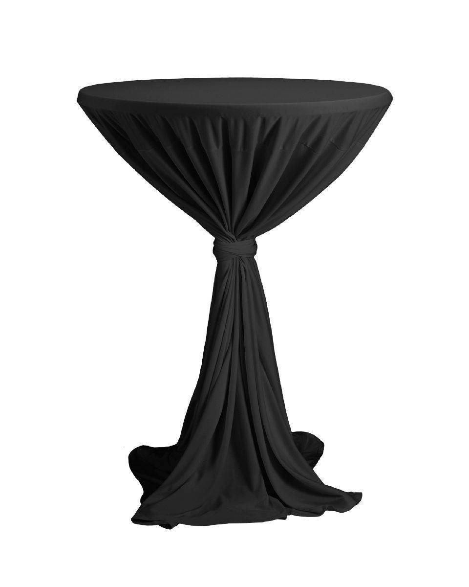 Nappe de table haute - Party - Noir - Ø80-90 CM - Dena - 111925