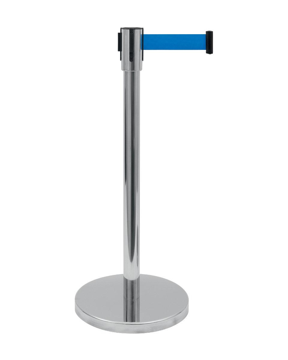 Poteau barrière avec cordon - Bleu - Saro - 399-1008