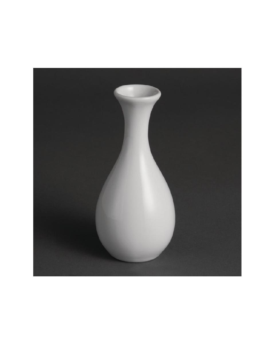 Vase - 12 pièces - Blanc - H 12,5 CM - Porcelaine - Olympia - W437