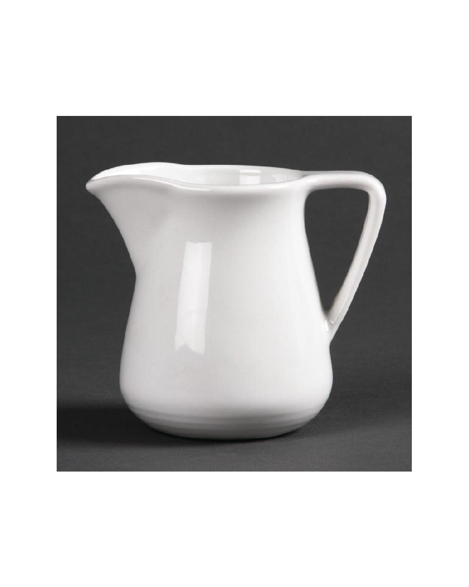 Pot à lait - 14,2 CL - 12 pièces - Blanc - Porcelaine - Olympia - U097