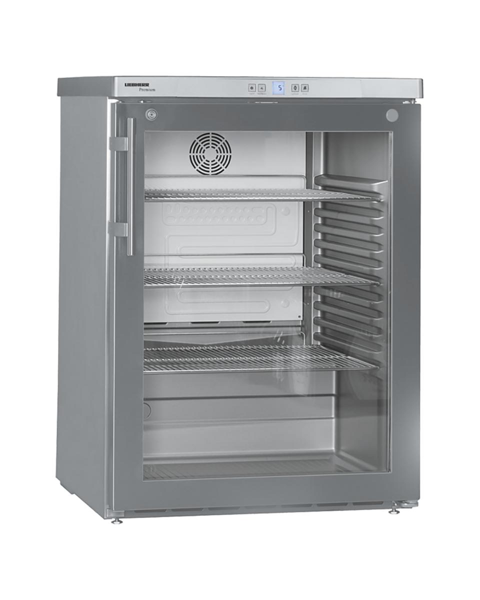 Modèle de table frigo - Inox - 130 litres - 1 porte - Liebherr - FKUv 1663-22