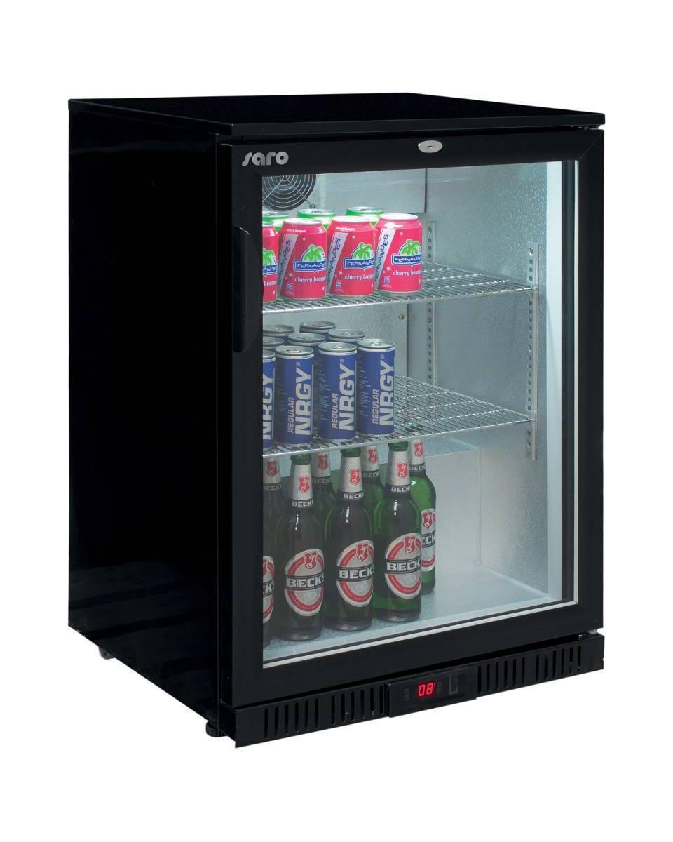Réfrigérateur porte vitrée - 130 litres - 1 porte - Saro - 437-1020