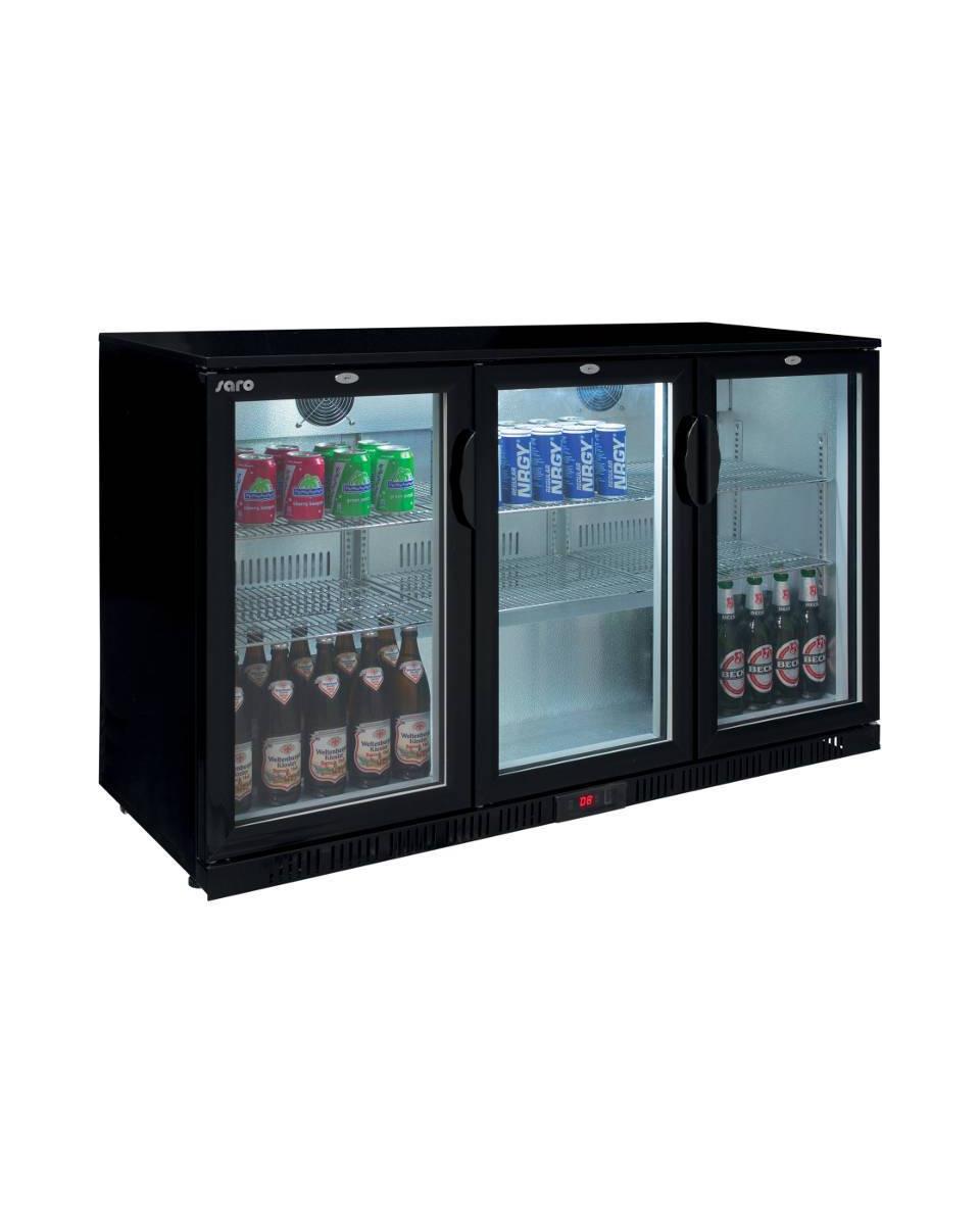 Réfrigérateur porte vitrée - 320 litres - 3 portes - Saro - 437-1030