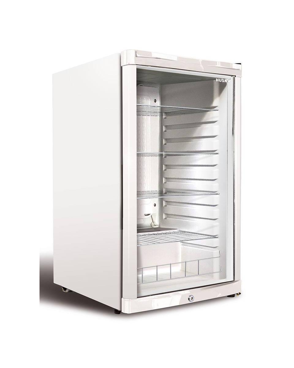 Réfrigérateur porte vitrée - 122 litres - 1 porte - Blanc - Husky - KK110-WH-NL-HU
