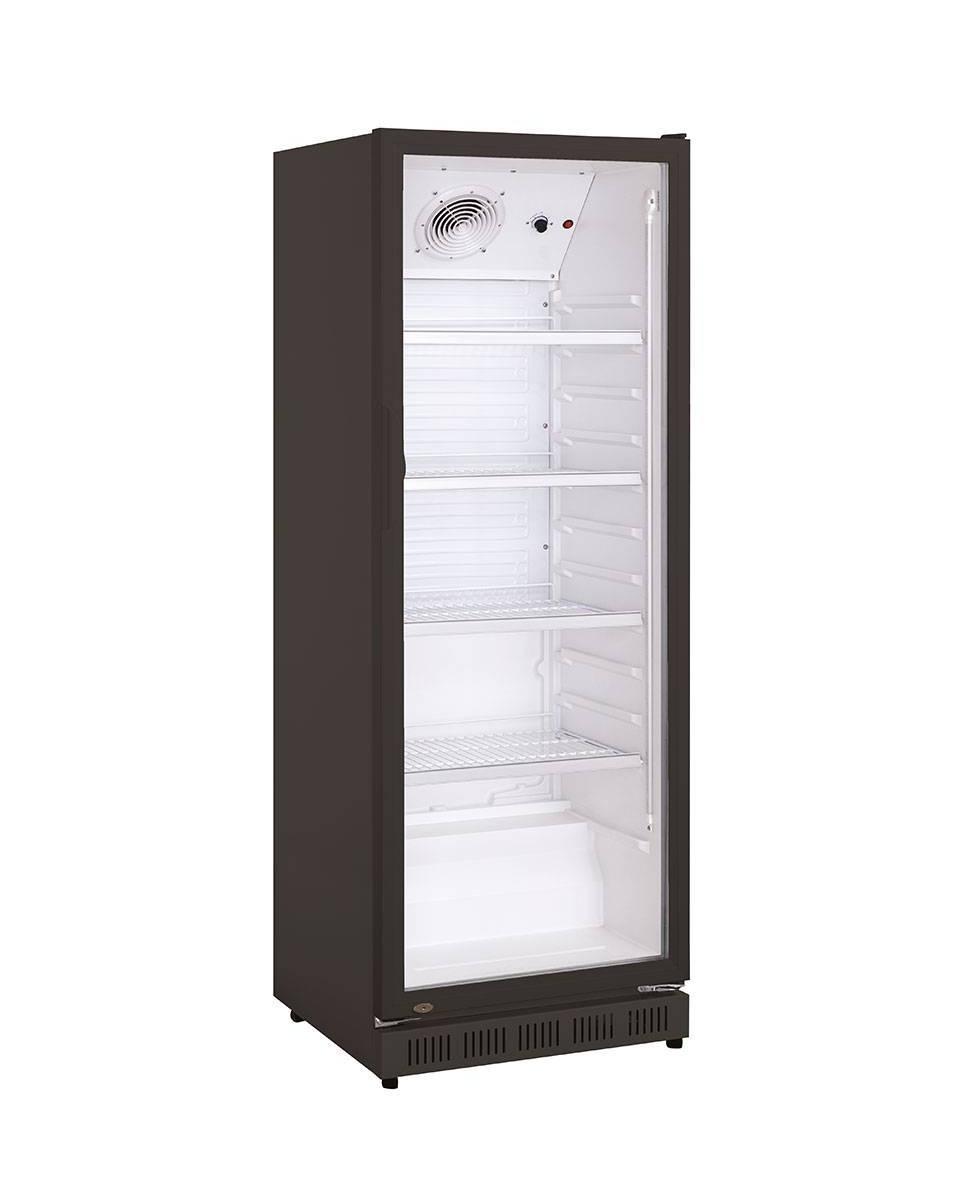 Réfrigérateur porte vitrée - 350 litres - 1 porte - Exquisit - ELDC350XL