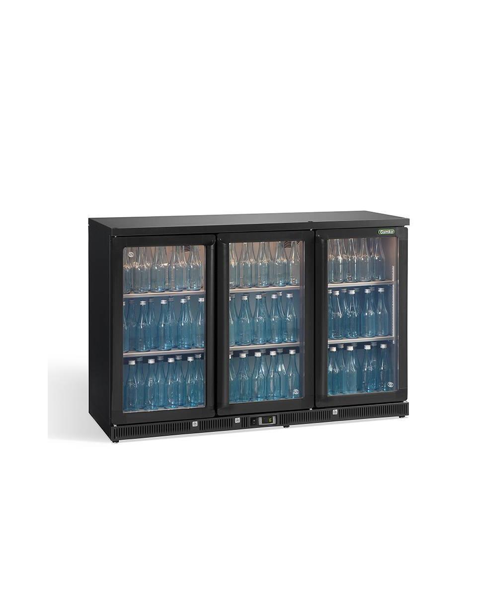 Réfrigérateur porte vitrée - Maxiglas - Refroidisseur de bouteilles - 3 portes - Gamko - LG2/315G84