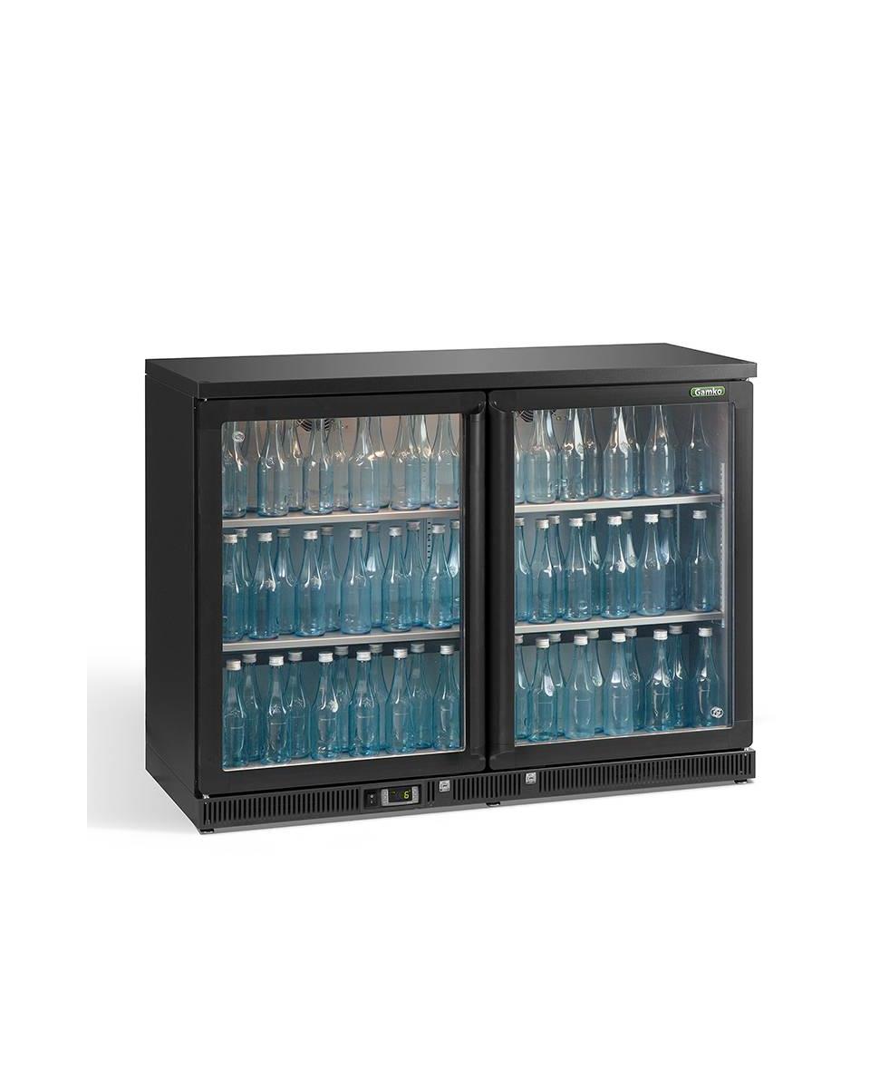 Réfrigérateur porte vitrée - Maxiglas - Refroidisseur de bouteilles - 2 portes - Gamko - MG3/275G