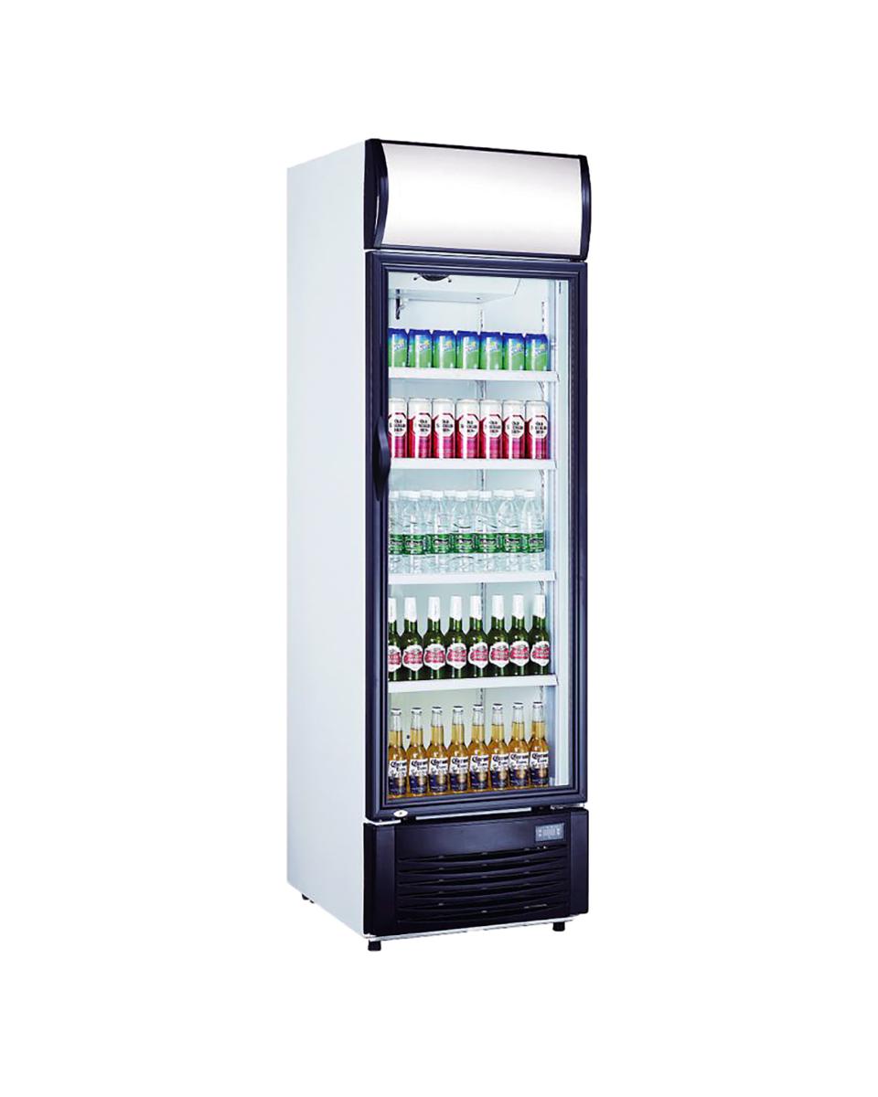 Réfrigérateur porte vitrée - 380 litres - 1 porte - Saro - 437-1013