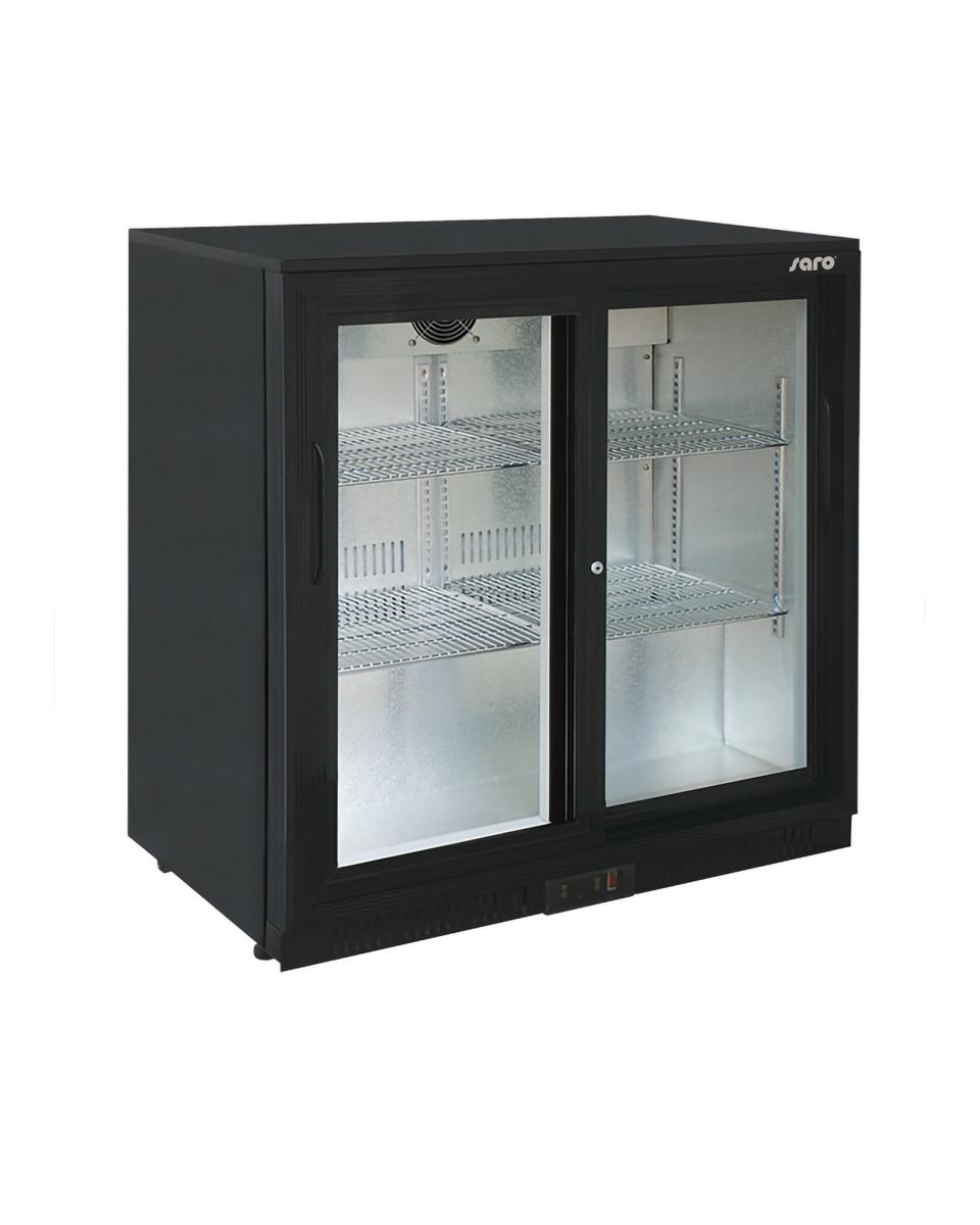 Réfrigérateur porte vitrée - 200 litres - 2 portes - Saro - 437-1035