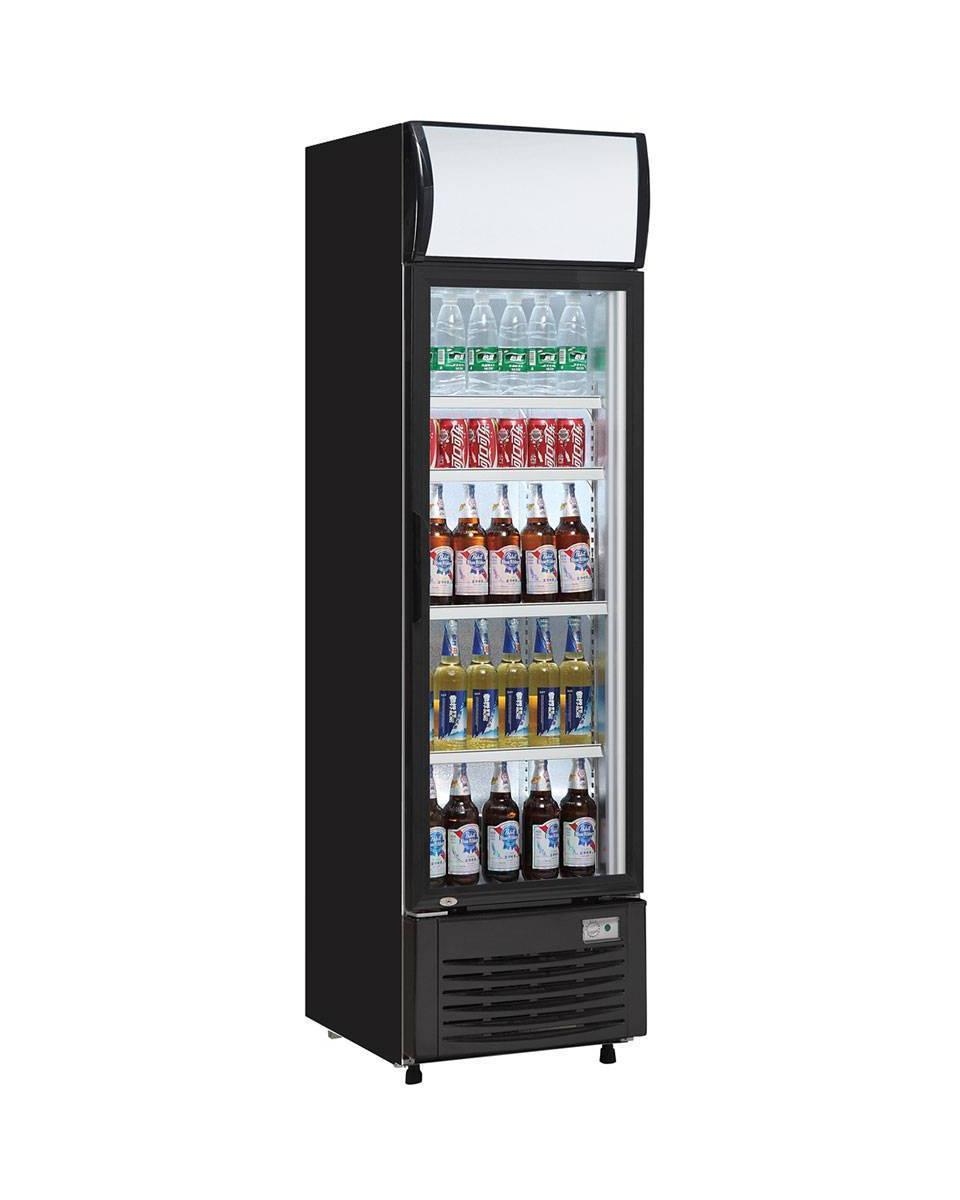 Réfrigérateur porte vitrée - 300 Litre - 1 porte vitrée - Gastro-Cool - ELDC300XL