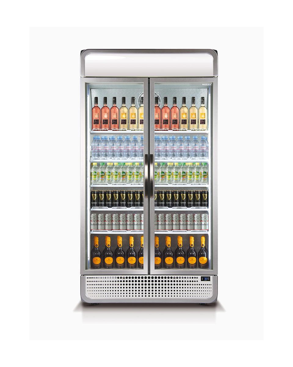 Réfrigérateur porte vitrée - 728 litres - 2 portes vitrées - Husky - C8PRO-CANOPY