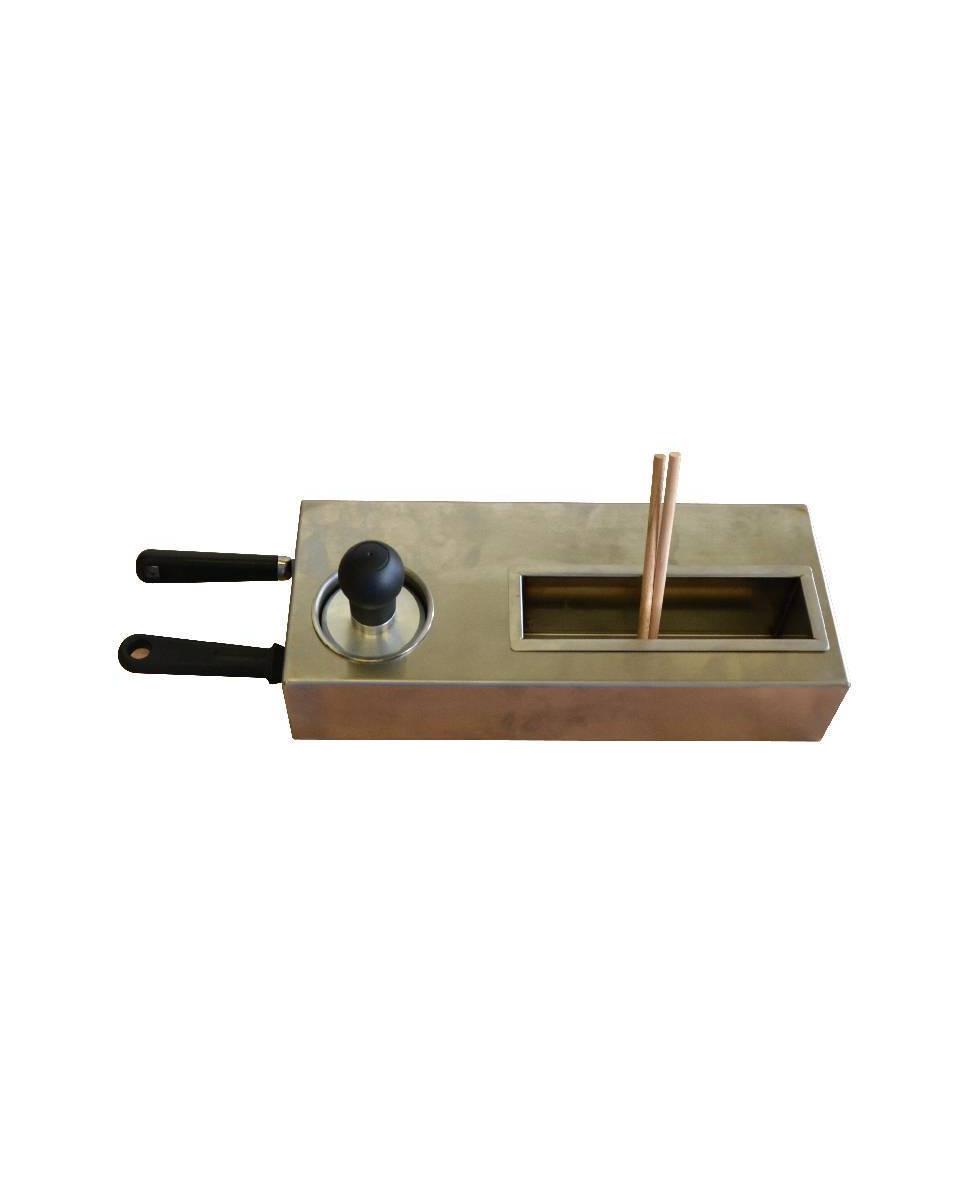 Kit de superposition en bois - 2 spatules - 2 formes en T - Tampon de nettoyage - Diamant - BRET/KIT-C