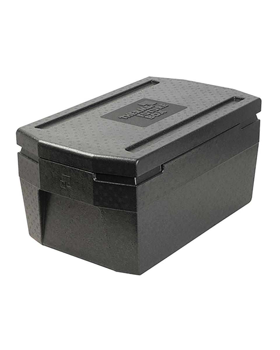 Thermobox - 1/1 GN - 37 Litre - H 29 x 67,5 x 40 CM - Polypropylène - Noir - Thermo Future Box - 235012