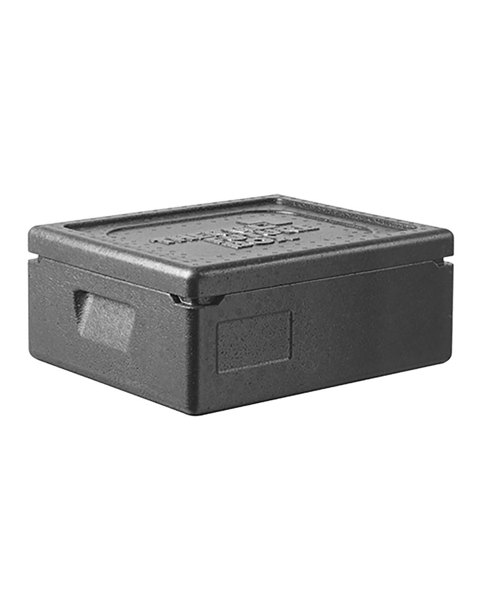 Thermobox - 1/2 GN - 10 Litre - H 18 x 39 x 33 CM - Polypropylène - Noir - Thermo Future Box - 235101