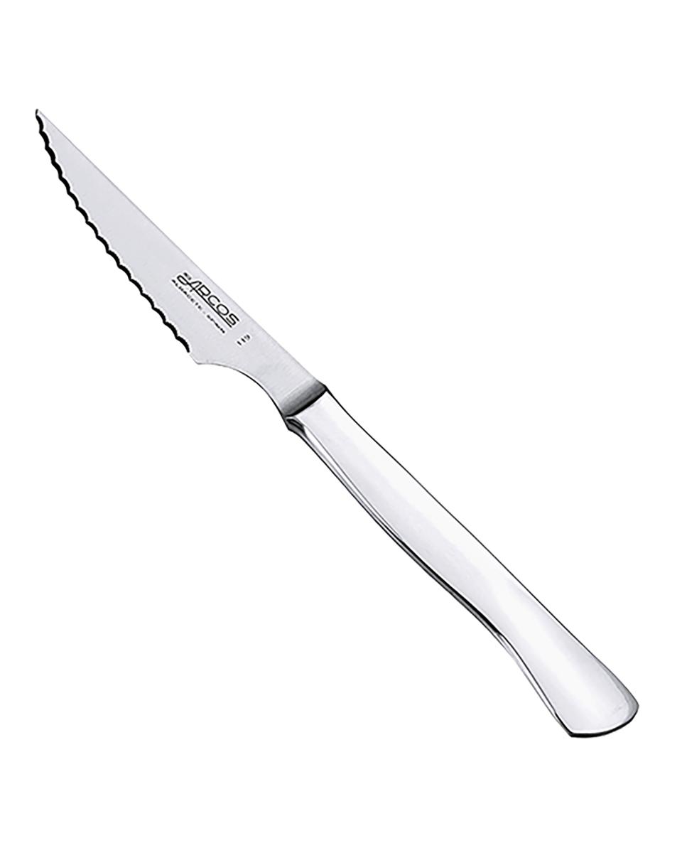 Couteau à steak - 0,07 KG - 22 CM - Inox 18/10 - Arcos - 845001