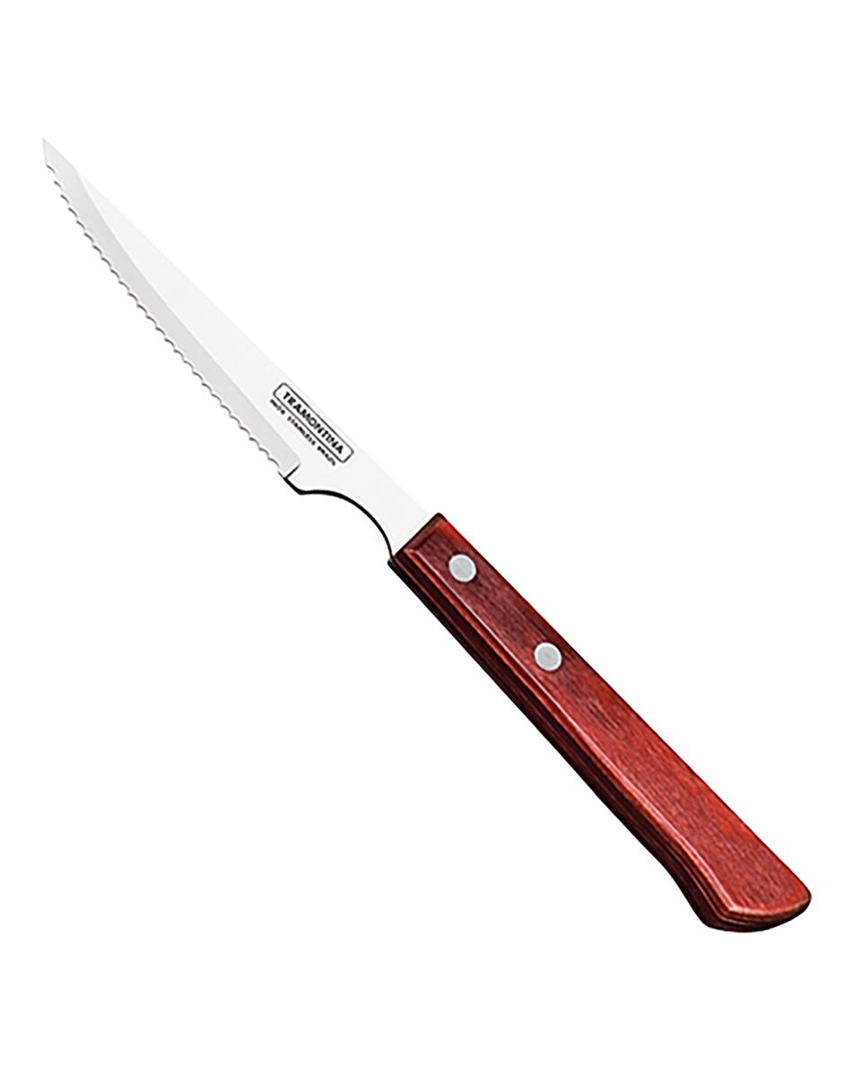 Couteau à steak - 0,05 KG - 23 CM - inox - Tramontina - 727074