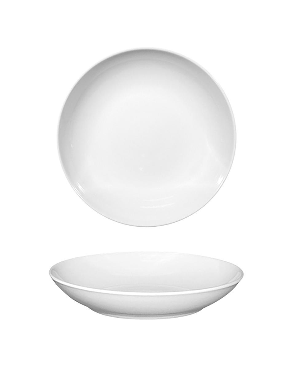 Assiette - H 4,7 CM - 0,87 KG - Ø26 CM - Porcelaine - Blanc - 765005