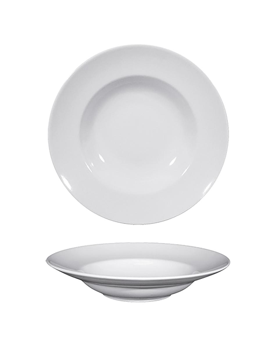 Assiette - H 5 CM - 0,73 KG - Ø26,5 CM - Porcelaine - Blanc - 765010