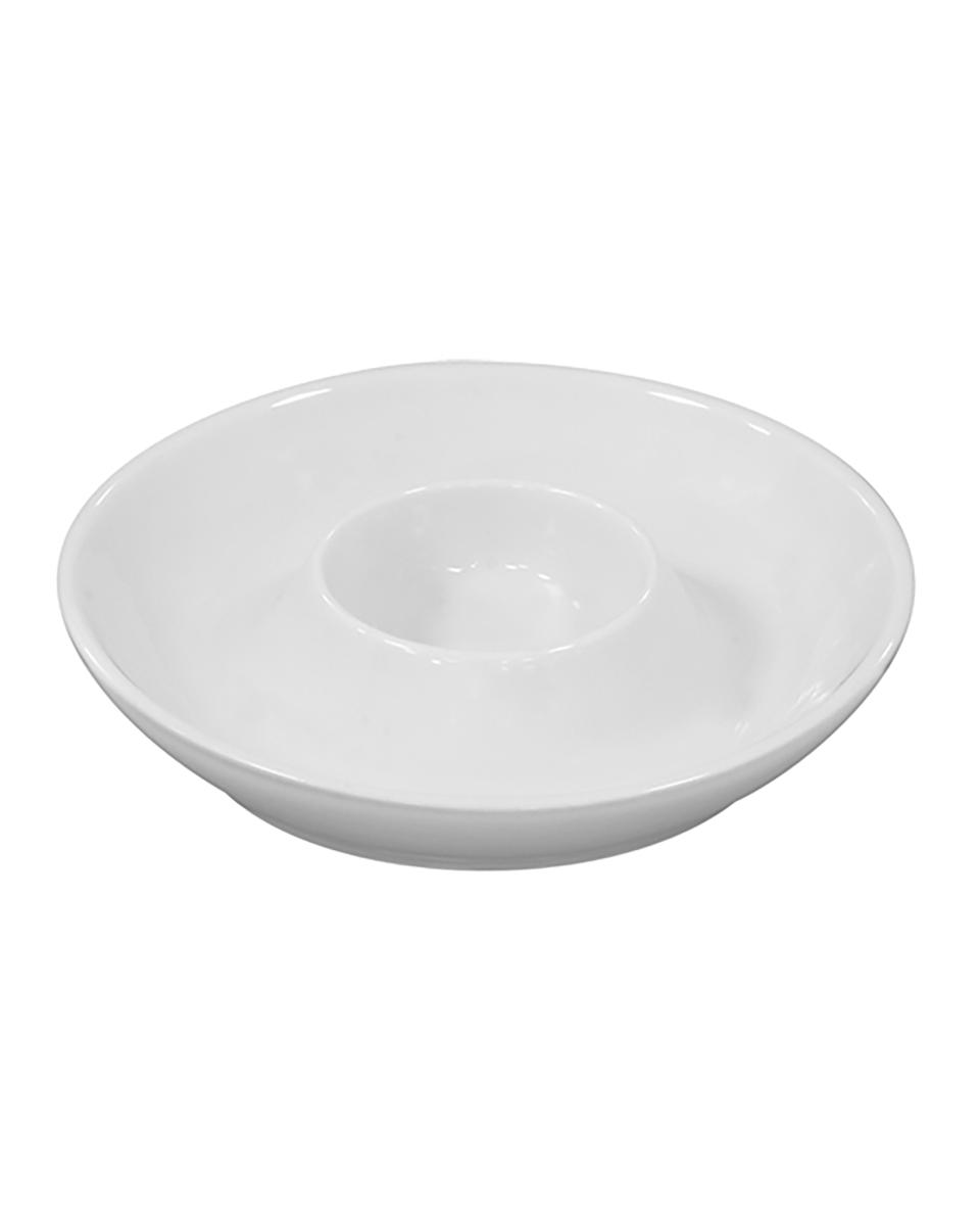 Coquetier - 0,1 KG - Ø11 CM - Porcelaine - Blanc - 931017