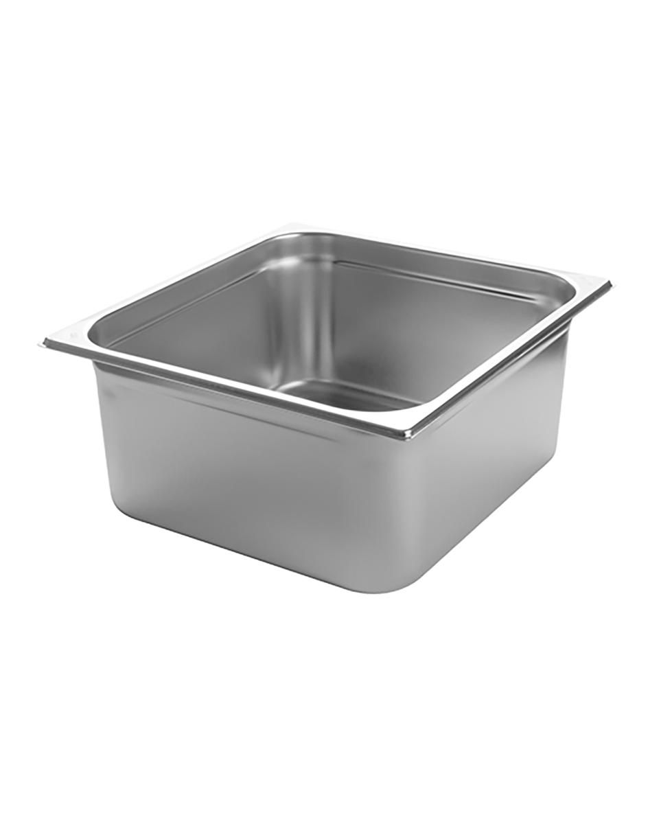 Bac gastronorme - 2/3 GN - 13 Litres - H 15 x 35,4 x 32,5 CM - Inox - Caterchef - 953232