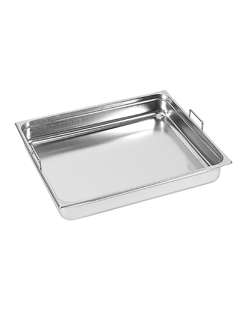 Bac gastronorme - 2/1 GN - 58 Litres - H 20 x 65 x 53 CM - Inox - Caterchef - 953421