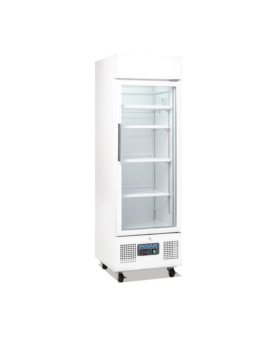 Réfrigérateur porte vitrée - 218 Litres - H 169,2 x 53 x 57,5 CM - 230 V - Polar - DM075