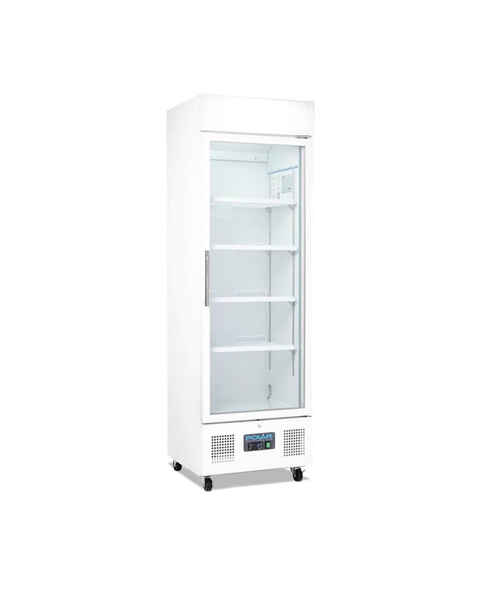 Réfrigérateur porte vitrée - 336 Litres - H 198,2 x 62 x 57 CM - 146 W - 230 V - Polar - DM076