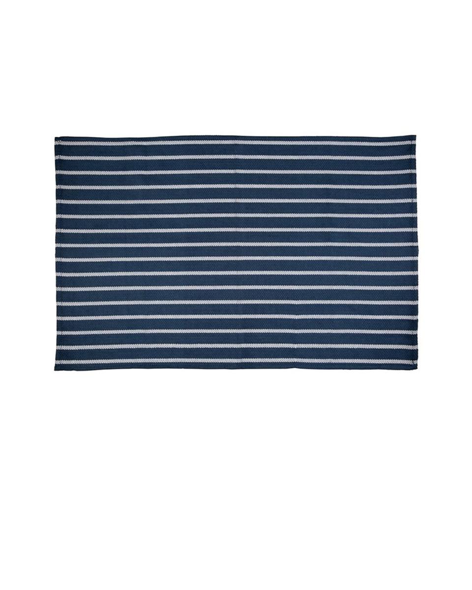 Torchon - Bleu/Blanc - 71,1 x 45,7 CM - Polyester/Coton - Vogue - CE146