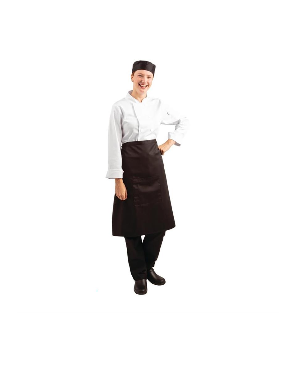 Tablier - Unisexe - Regular Fit - Noir - 100 x 70 CM - Polyester/Coton - Vêtements de Chef Blancs - B133