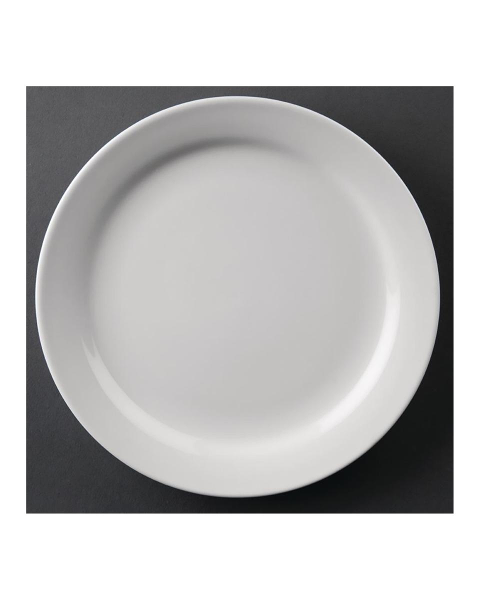Assiette - 12 pièces - Ø 16,5 x H 2 CM - Porcelaine - Olympia - CF360