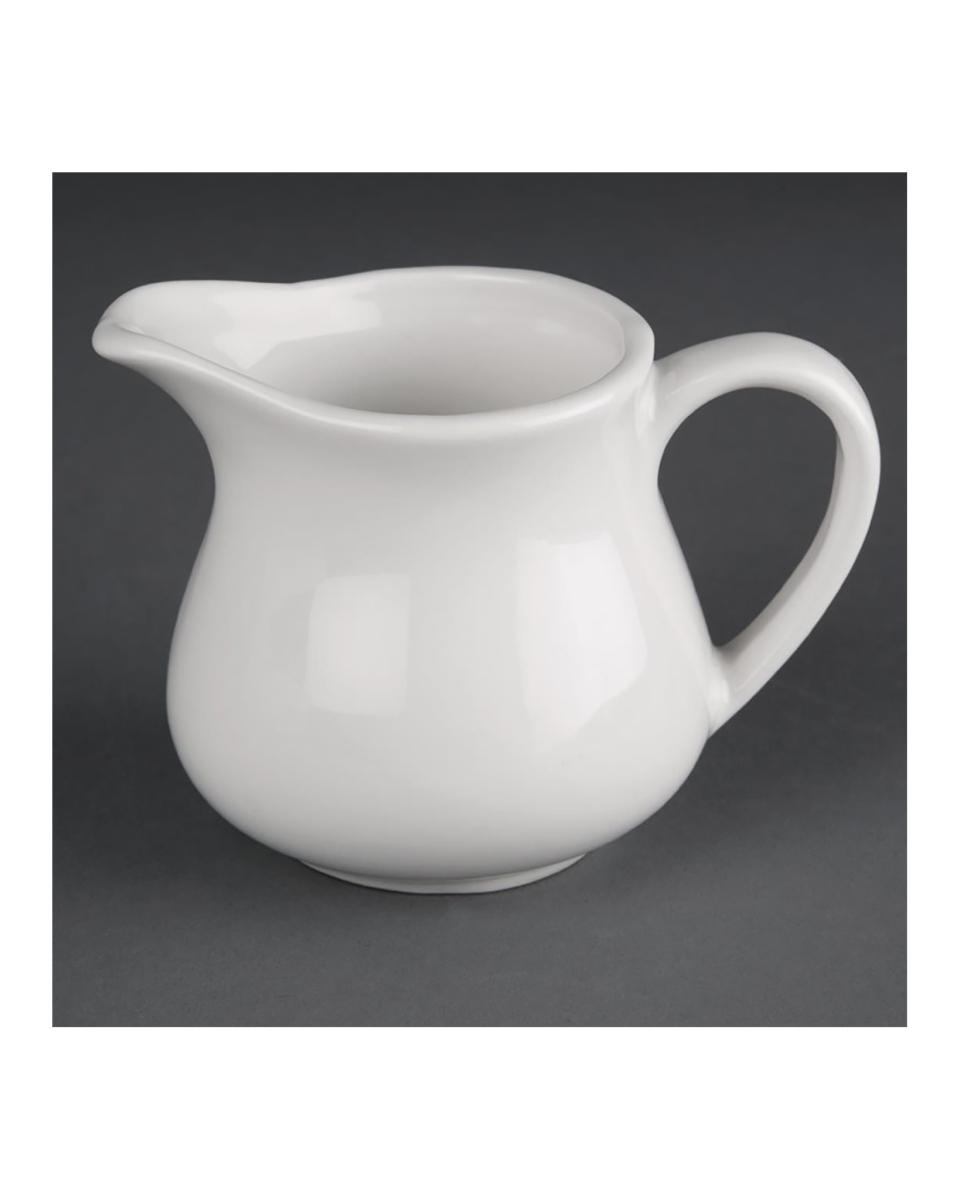 Pot à lait - 17 CL - 4 pièces - H 7,5 x 10,7 CM - Porcelaine - Olympia - CF370