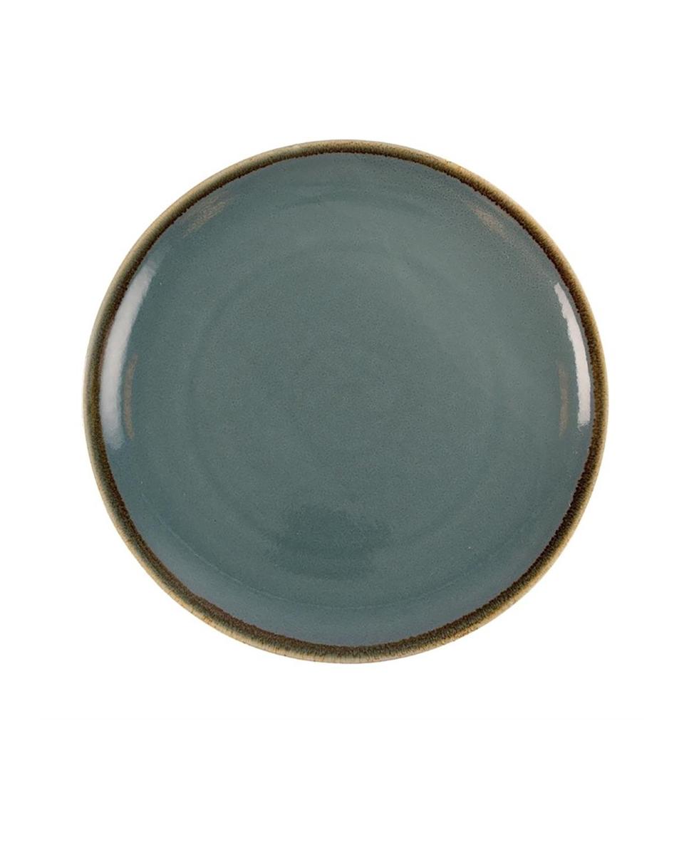 Assiette coupe - 4 pièces - Bleu - Ø 28 CM - Porcelaine - Olympia - GP465