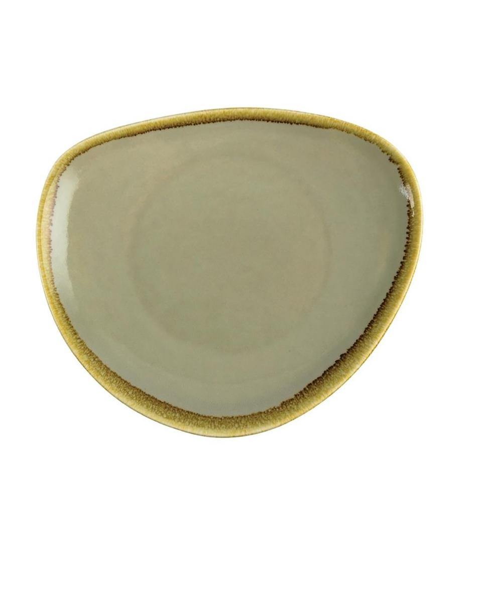 Assiette - 6 pièces - Vert - Ø 22,8 CM - Porcelaine - Olympia - GP473