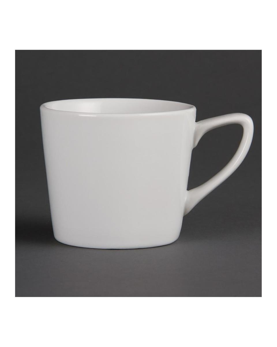 Tasse à café - 20 CL - 12 pièces - H 7 x 11,6 x 8,1 CM - Porcelaine - Olympia - CE536