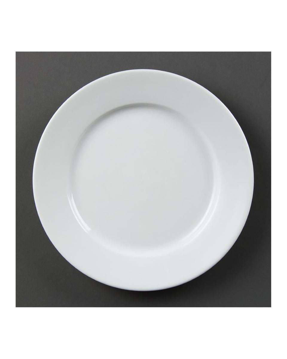 Assiette - 12 pièces - Ø 20 x H 2,1 CM - Porcelaine - Olympia - CB479